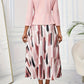 AMELIE LANE | PRINTED BELTED TWO-PIECE SET