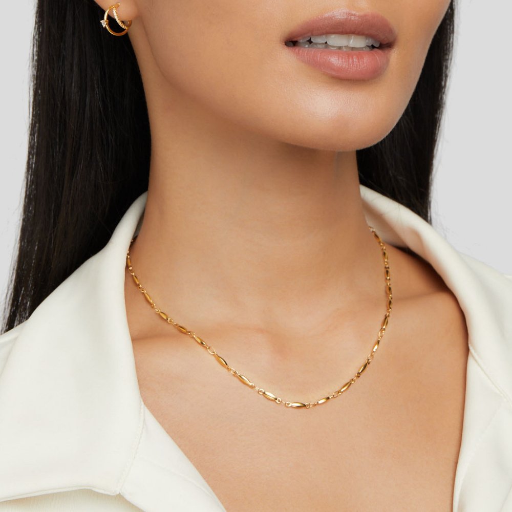 Magdalena – Collana dorata delicata con maglie sottili