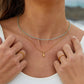 Alena – Collana dorata con piccolo pendente rotondo