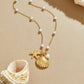 Pavlína – Collana in oro con mini cristalli.