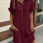 Sleeveless Vintage Shirt Dress