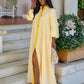 Women’s Elegant Striped Shirt Cape – Long Sleeve Button Shirt