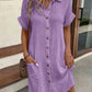 Sleeveless Vintage Shirt Dress