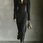 OFELIA | ELEGANT V-NECK LONG SLEEVE MAXI DRESS