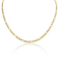 Valerie – Gold necklace with simple link structure