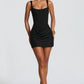 CORNELIA | BLACK MINI DRESS