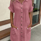 Sleeveless Vintage Shirt Dress