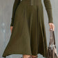 ZINNIA | ZIPPERED LONG SLEEVE DRESS WITH STRETCH FABRIC