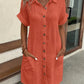Sleeveless Vintage Shirt Dress