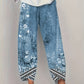 BRIELLE | BOTANICAL WIDE-LEG TROUSERS