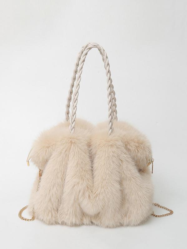 LARIBELLE™ - VERSATILE PLUSH VELVET SHOULDER TOTE BAG