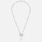 Evelina – Collana dorata con pendente in perla