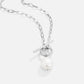 Evelina – Collana dorata con pendente in perla