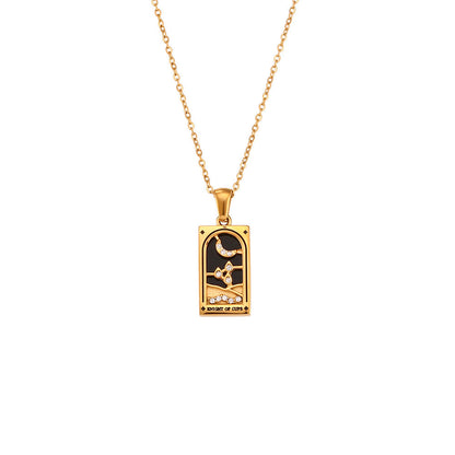 Sabina – Collana dorata con pendente discreto