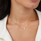Lena – Collana dorata delicata con mini pendente