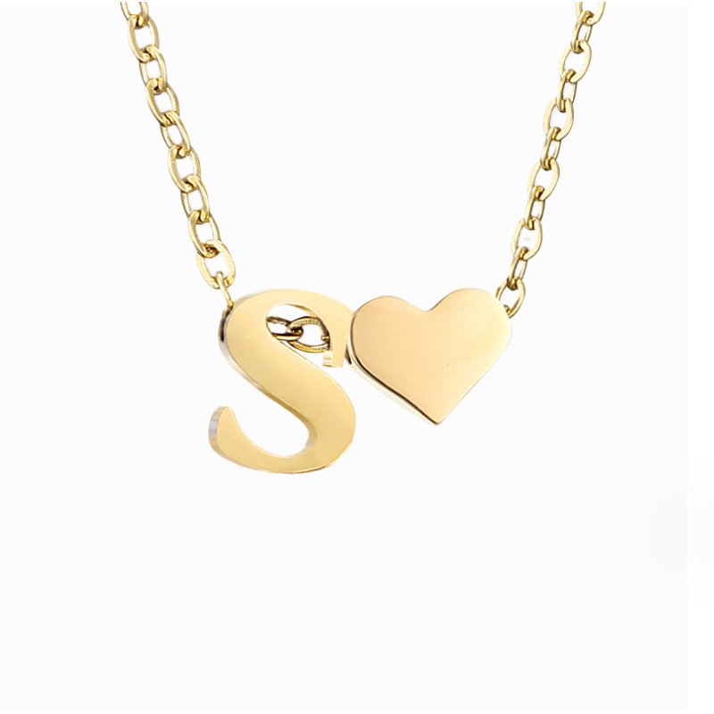 Nina – Collana dorata con disposizione a V