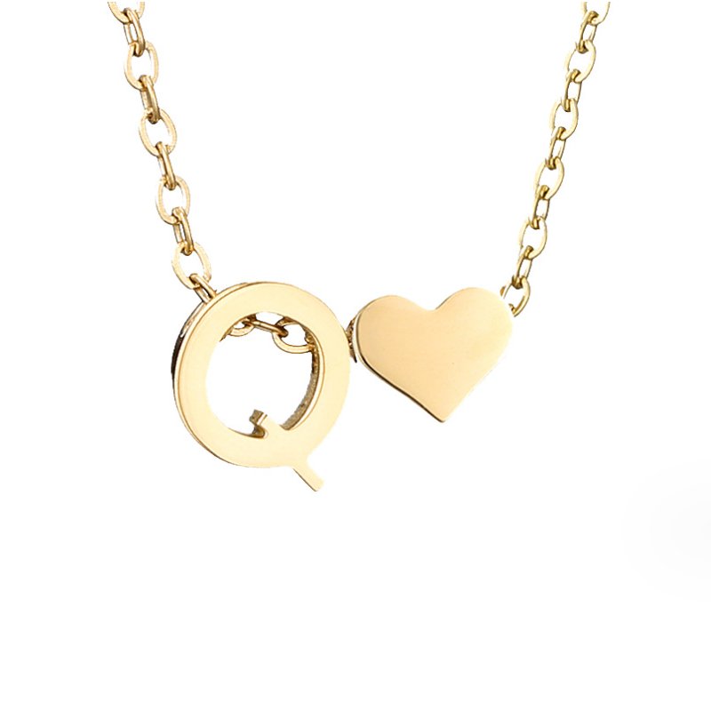 Nina – Collana dorata con disposizione a V