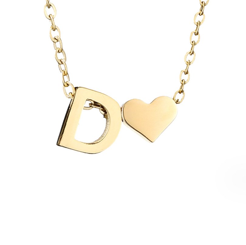 Nina – Collana dorata con disposizione a V