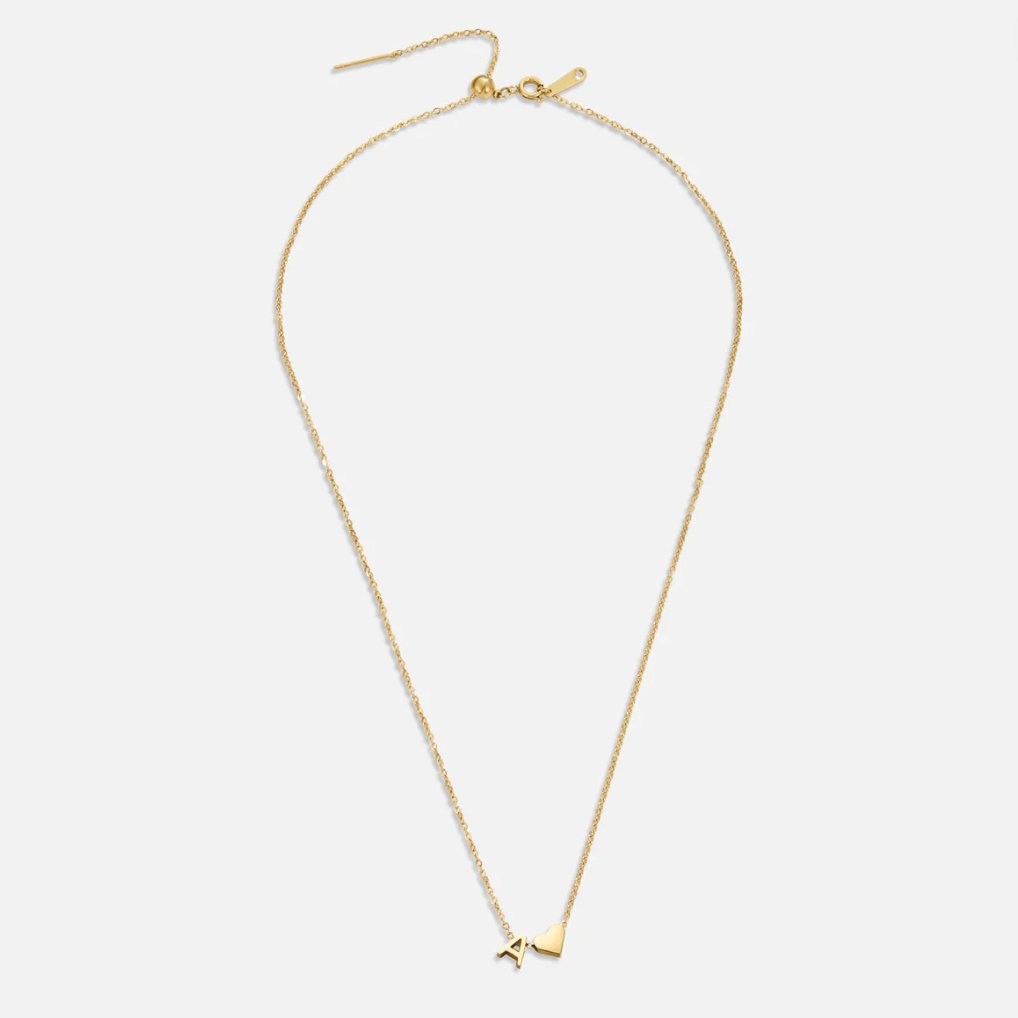 Nina – Collana dorata con disposizione a V