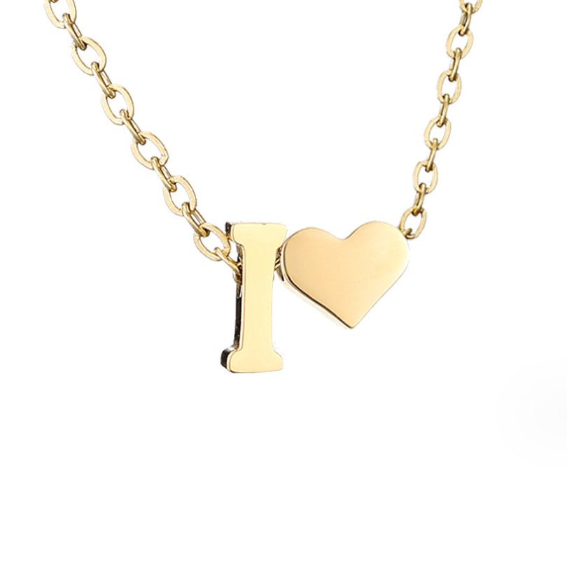 Nina – Collana dorata con disposizione a V
