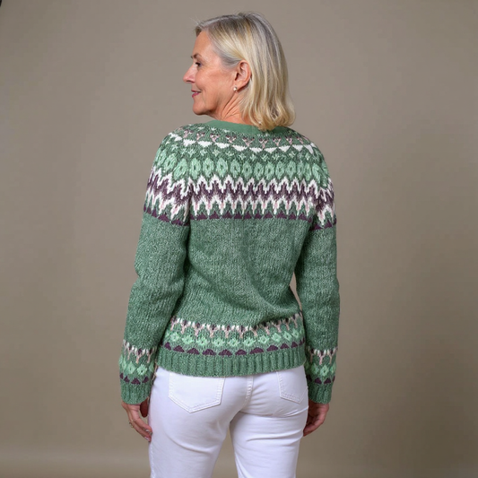 DELIA | VINTAGE ICELANDIC CARDIGAN