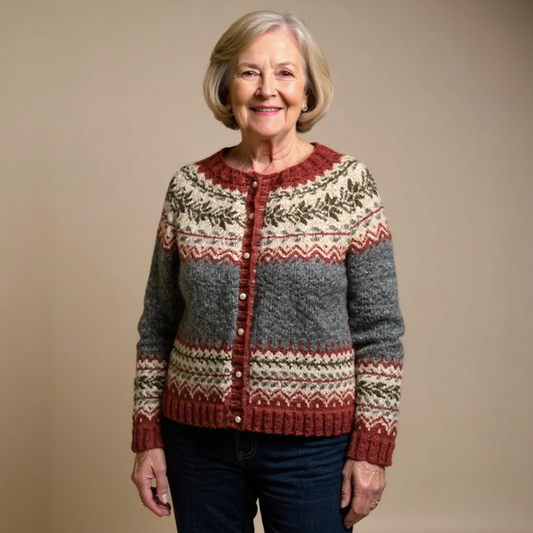 TASHA | VINTAGE ICELANDIC CARDIGAN