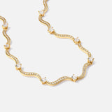 Josefina – Collana dorata con struttura organica