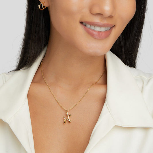Selma – Collana dorata con pendente a forma di cuore e pietra