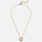 Isabell – Collana dorata rotonda con delicato pendente
