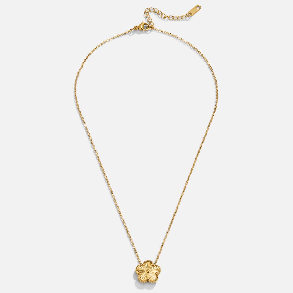 Nadina – Collana dorata con medaglione rotondo