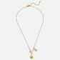 Greta – Catena con pendente a stella color oro.