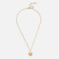 Ronja – Collana dorata con pendente floreale