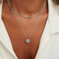 Andrea – Collana dorata con doppio pendente