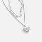 Angelika – Collana in argento con pendente squadrato