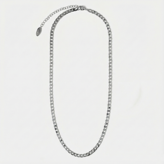 Collana a maglie piatte