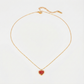 Marlena – Delicata collana con pendente a goccia lucente.