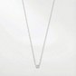Collana Klára con pietra moissanite