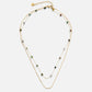 Helga – Double-Layer Necklace with Small Colorful Details
