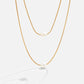 Nora – Collana dorata dal design a catena