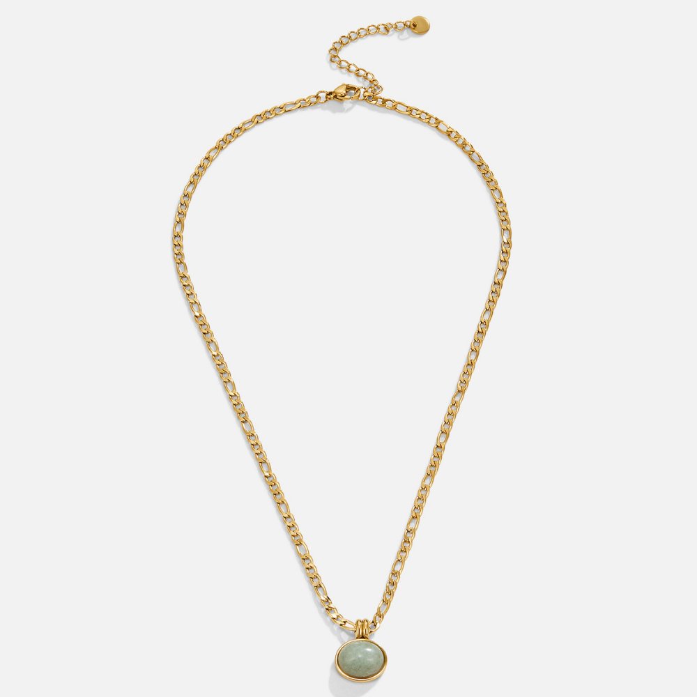 Klára-Marie – Collana rotonda con pendente strutturato.