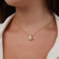 Verena – Collana dorata con struttura a cuore