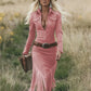 BIRNCA | WESTERN-INSPIRED TAILORED MIDI DRESS
