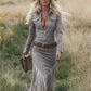 BIRNCA | WESTERN-INSPIRED TAILORED MIDI DRESS