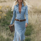 BIRNCA | WESTERN-INSPIRED TAILORED MIDI DRESS