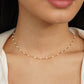 Milena – Collana corta con superficie liscia