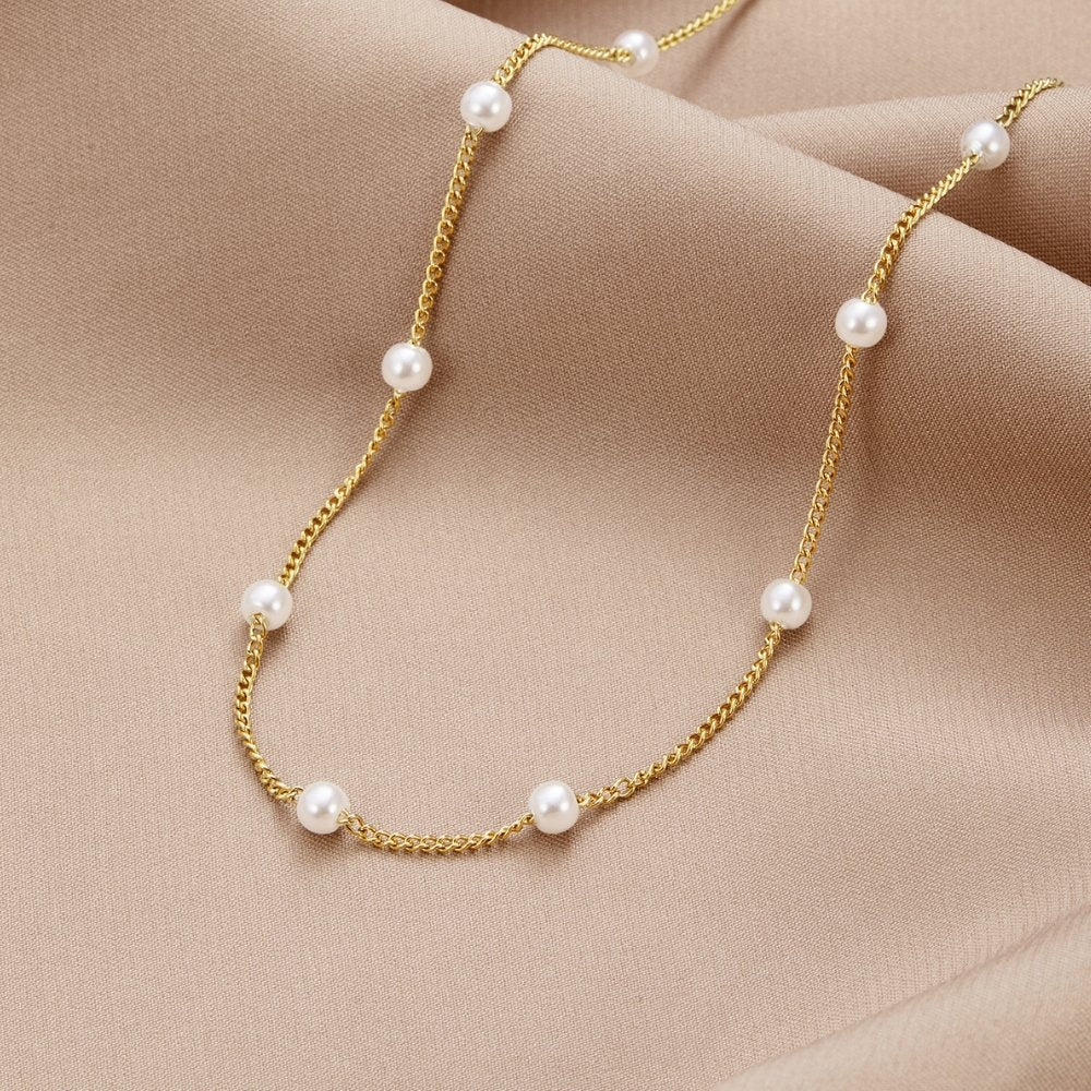 Miriam – Collana in oro dalla lunghezza armoniosa.