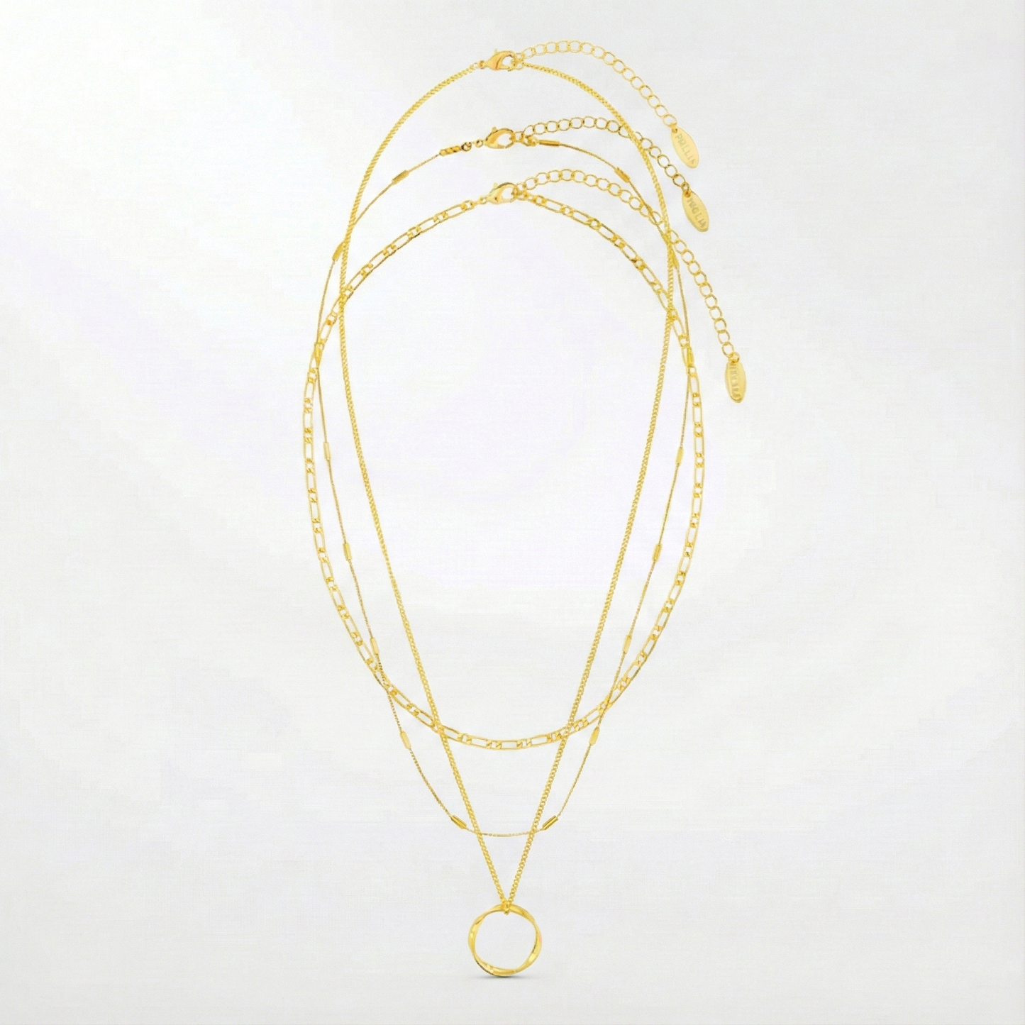 Collana aperta a tre fili