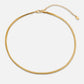 Elisa-Marie – Collana dorata delicatamente curva