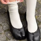 ABIGAIL | Tabi Split Toe Ballet Flats | Vegan Leather Ballerinas
