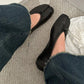 ABIGAIL | Tabi Split Toe Ballet Flats | Vegan Leather Ballerinas